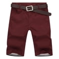 thumbnail image 1 of PEASKJP Casual Shorts for Men Men's Hiking Shorts Golf Outdoor Casual Travel Shorts with Multi Pocket for Work Camping Fishing Summer (Red,31), 1 of 2