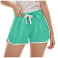 thumbnail image 1 of PEASKJP Dance Shorts Girls Running Shorts Athletic Track Workout Lightweight Sports Shorts,Green 9-10 Years, 1 of 8
