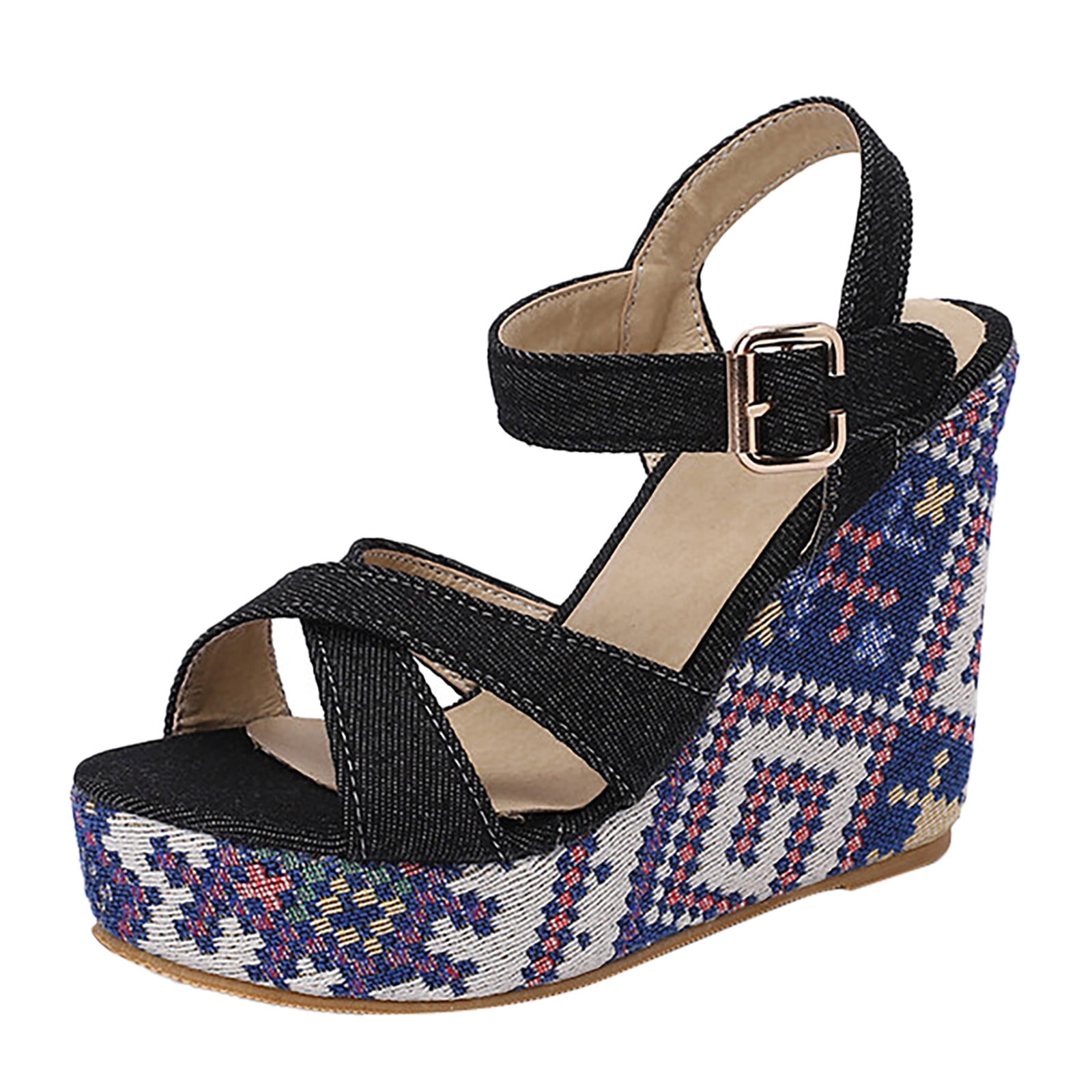 Denise Super Comfy Flip Flop Heeled Sandals