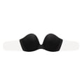 thumbnail image 1 of Razzly Supportive Bra With Side Deep Design For Strapless Comfort Seamless And Lightweight For Any Outfit wireless bras for women,Bras for Women Sports Bras for Women backless bra wireless(Black,M), 1 of 7