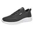 thumbnail image 1 of PEASKJP Fashion Sneakers for Men Mesh Performance Non Slip Lace Up Hiking Gym Outdoor Running ShoesDark Gray 42, 1 of 5