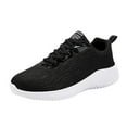 thumbnail image 1 of PEASKJP Fashion Sneakers for Men Outdoor Sports Shoes Breathable Non-Slip Lightweight Mesh Casual Shoes Trainers Sneakers White 40, 1 of 5