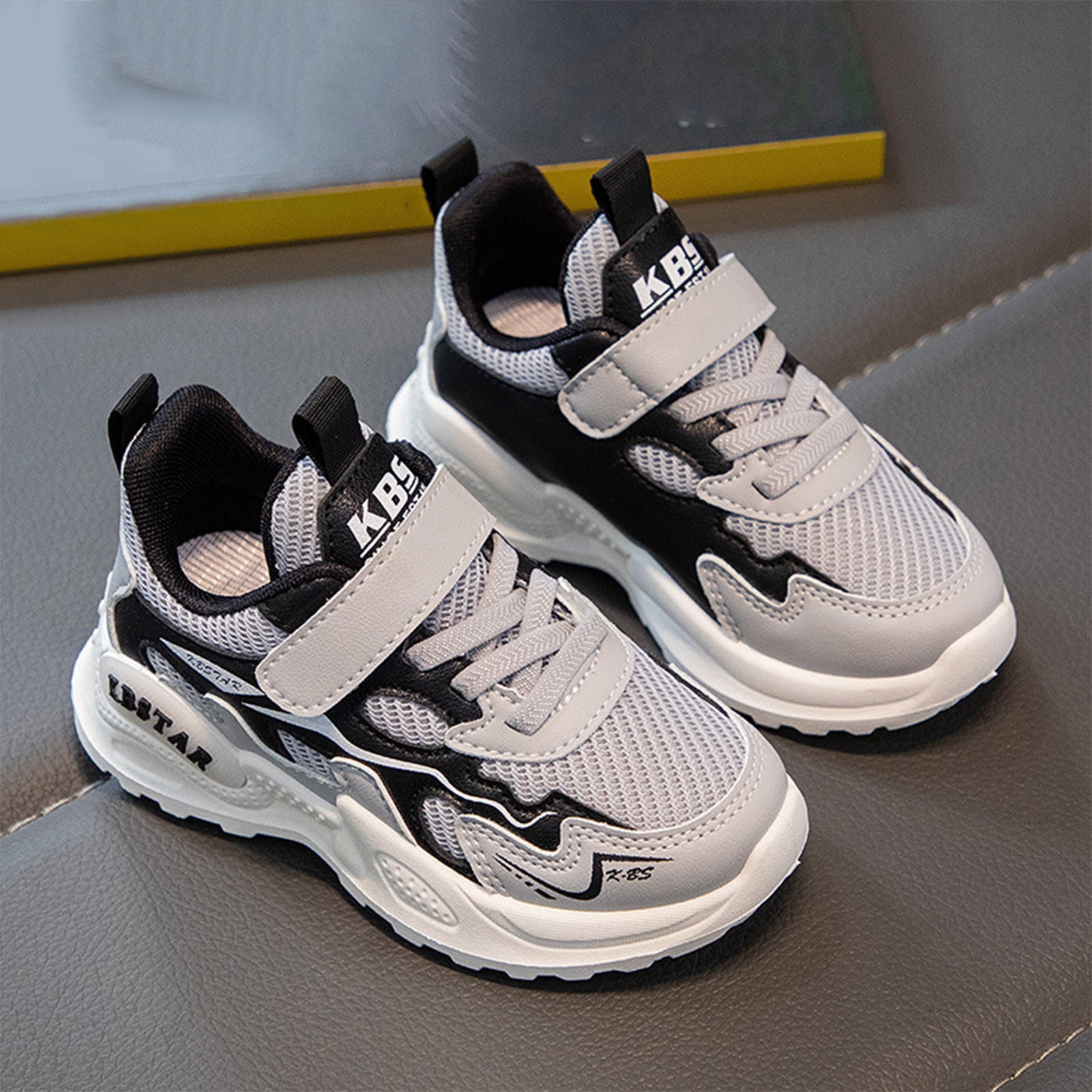 PEASKJP Girls Running Shoes Children Girls Princess Soft