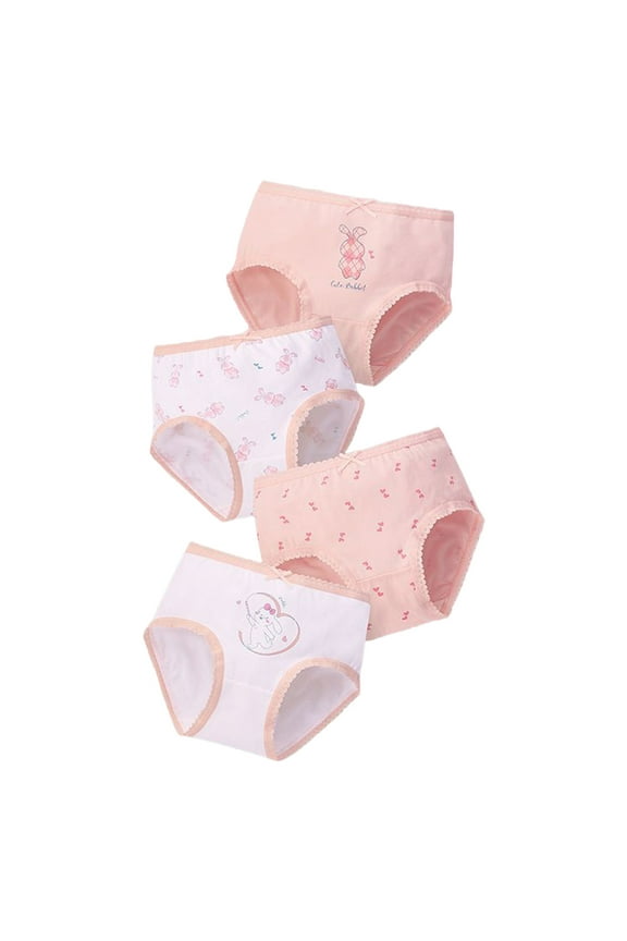 Girls Training Underwear Girls'Princess Underwear Panties Toddler Briefs (Pink,7-8 Years)