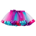 thumbnail image 1 of PEASKJP Girls Tutu Skirt Girls Layered Tulle Tutu Princess Ballet Dress Kid Tutu Skirts,Purple 9-11 Years, 1 of 2