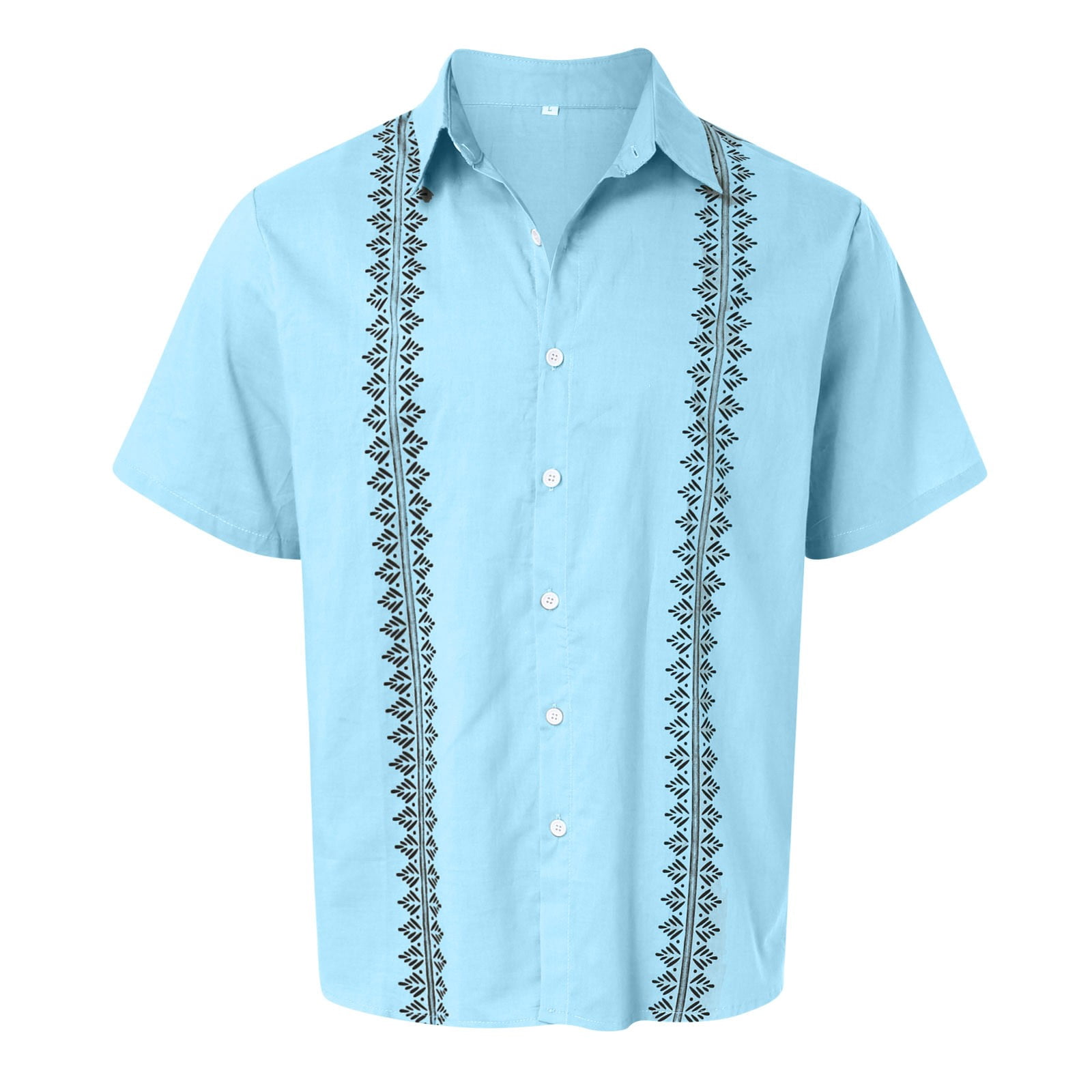 Hawaiian Shirts For Men - Aloha Short Sleeve Button Down, Lightweight, Wrinkle Resistant, Beach Vacation Wear