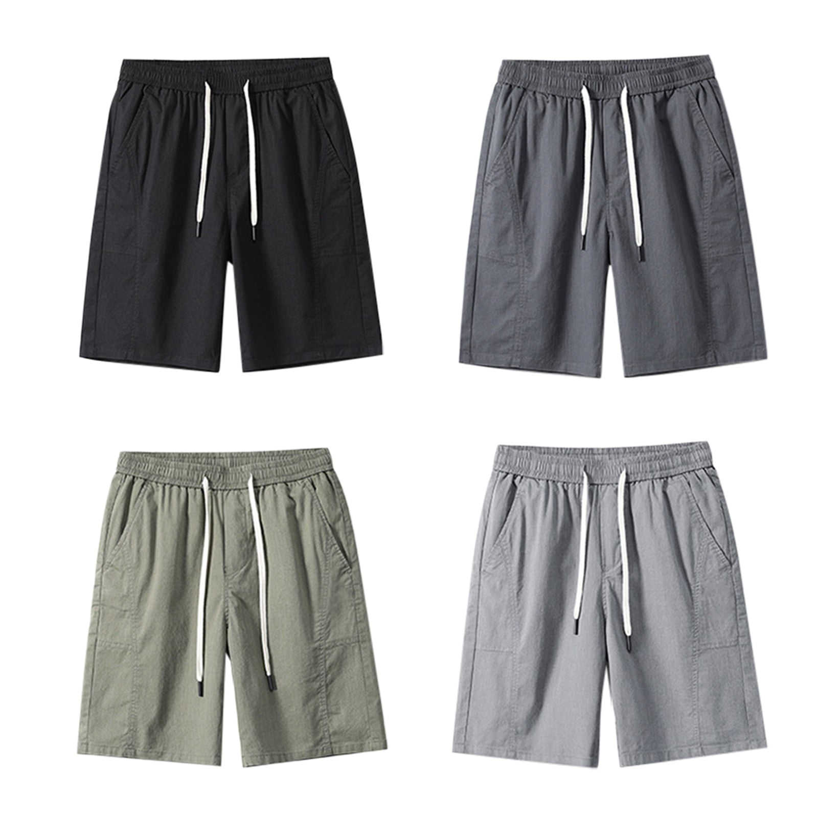 Peaskjp Men Shorts Summer Men S Dungarees New Belted Wyoming Cargo