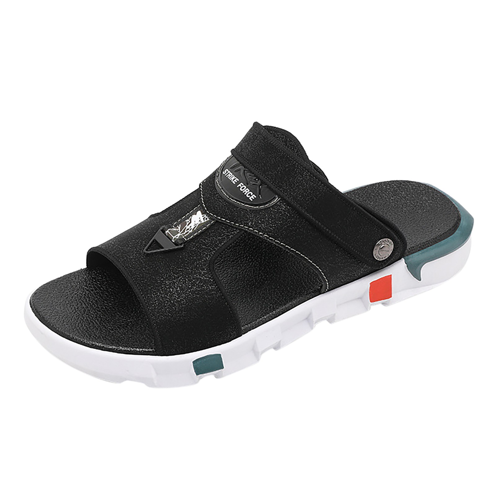 Dark Tie Die Men's Summer Strap Open Toe Sandals