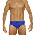 thumbnail image 1 of PEASKJP Men's Elastic Boxer Briefs Swimsuit Men's Quick Dry Swim Briefs Bikini Swimsuit Board Shorts with Adjustable Drawstring (Orange,M), 1 of 5