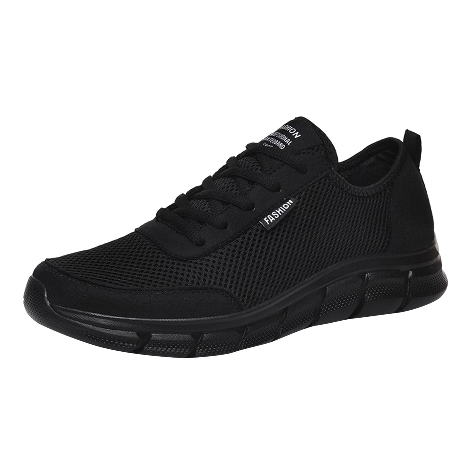 PEASKJP Men's Fashion Dress Sneakers Mesh Breathable Oxfords