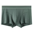 thumbnail image 1 of PEASKJP Men's Panties Men's Boxer Briefs No Ride-up Breathable Comfortable Sport Underwear (Green,XL), 1 of 2