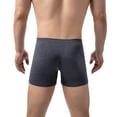 thumbnail image 1 of PEASKJP Men's Panties Men's No Fly Boxer Brief with Built in Pouch Support, No Fly Boxer Trunks (Dark Gray,3XL), 1 of 5