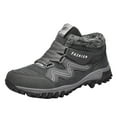 thumbnail image 1 of PEASKJP Men's Snow Boots Wide Width Men's Snow Boots Lightweight Winter Boots Anti-slip Cold Weather Shoes (Grey,8), 1 of 4