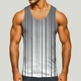 thumbnail image 1 of PEASKJP Men's Tank Tops Beach Men's Mesh Fitted Sleeveless Muscle Tank Top (Grey,M), 1 of 3