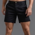 thumbnail image 1 of PEASKJP Mens Casual Shorts Shorts for Men with Pockets and Elastic Waistband Quick Dry Activewear (Black,XXL), 1 of 5