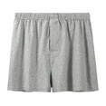 thumbnail image 1 of PEASKJP Mens Panties Mens Underwear Bamboo Boxer Briefs Breathable and Soft with Fly Trunks (Grey,XXL), 1 of 2
