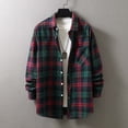 thumbnail image 1 of PEASKJP Mens Shirt Mens Winter Dress Long Sleeve Button Up Shirt (AG,M), 1 of 5