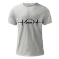 thumbnail image 1 of PEASKJP Mens Tops Short Sleeve Men's Ultra Soft T Shirt Curve Hem Lightweight Cooling Short Sleeve Casual Basic Tee Shirt (Grey,XXL), 1 of 4