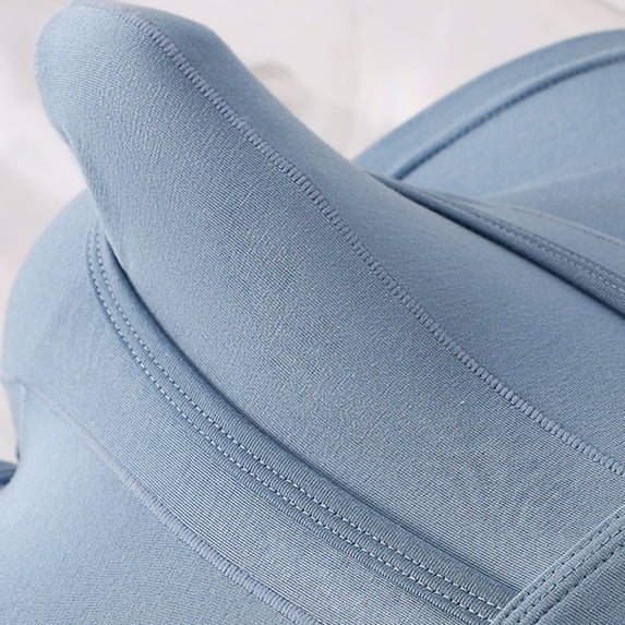 PEASKJP Mens Trunk Big and Tall Men's Casual Classic Cotton Stretch Boxer Briefs (Light Blue,XXL)