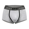 thumbnail image 1 of PEASKJP Mens Trunk Big and Tall Men's Underwear Boxer Briefs Soft Breathable Underwear for Men (Grey,M), 1 of 5