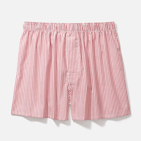 PEASKJP Mens' Underwears Big and Tall Men's Underwear Boxer Briefs Soft Breathable Bamboo Underwear (Red,XL)