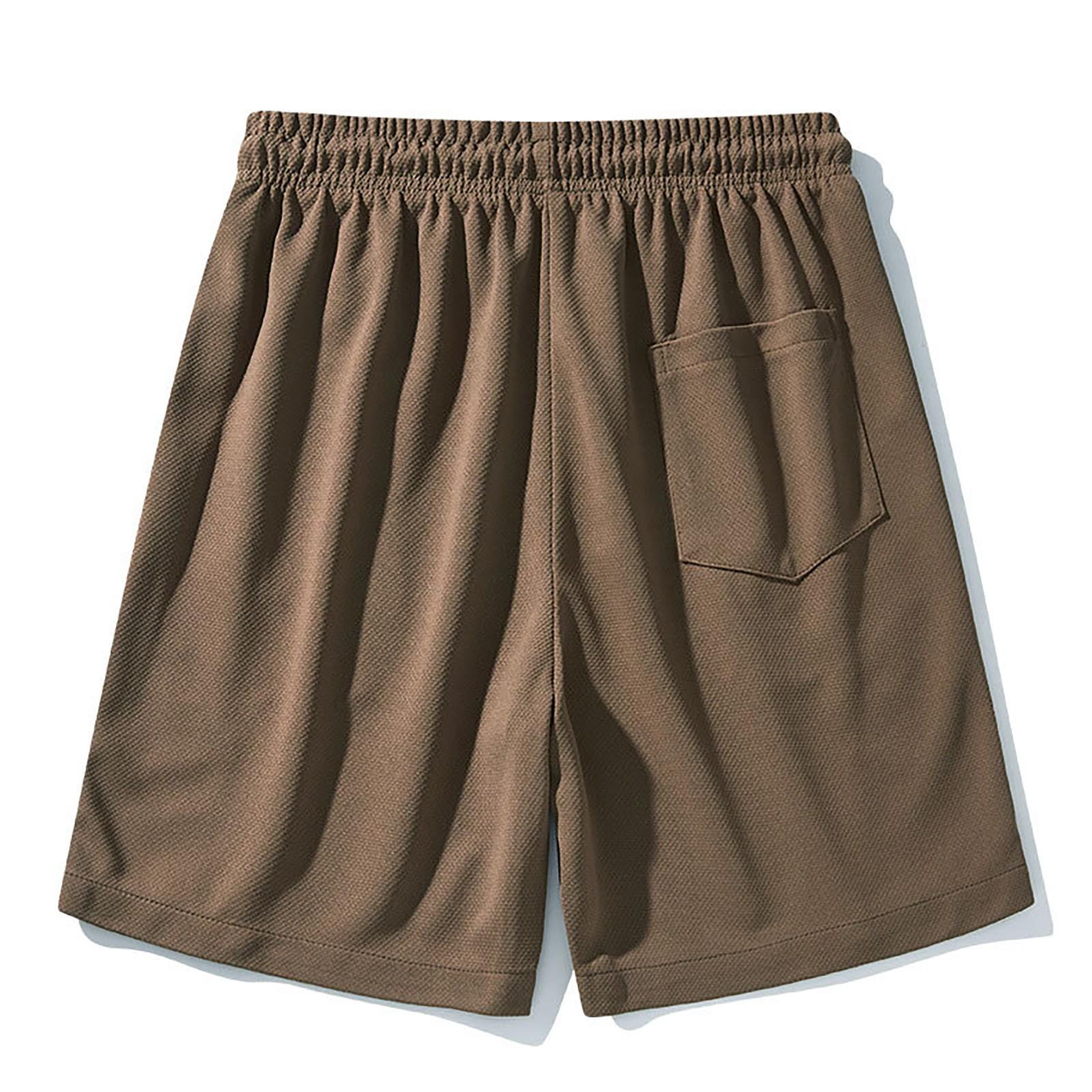 PEASKJP Mens Workout Shorts Men's Lightweight Cargo Shorts with Pockets