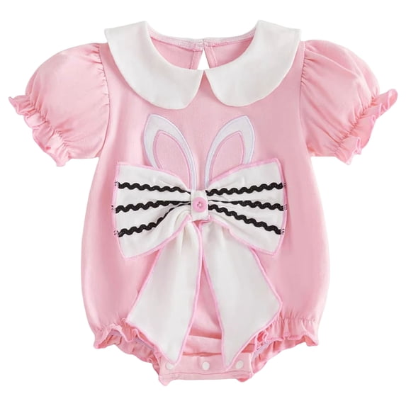 PEASKJP New Born Clothes Baby Girl Summer Baby Girls Bodysuit Print Halter Romper Floral Jumpsuit Infant Summer Clothes,Size 0-3 Months