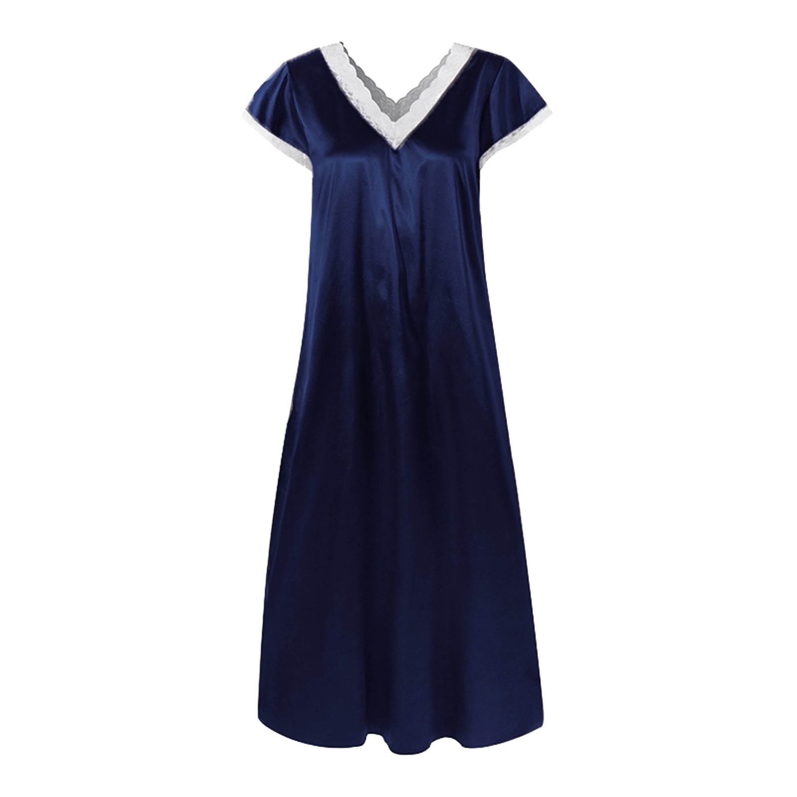PEASKJP Nightshirts for Women Cotton Sleep Shirts Nightgown Short
