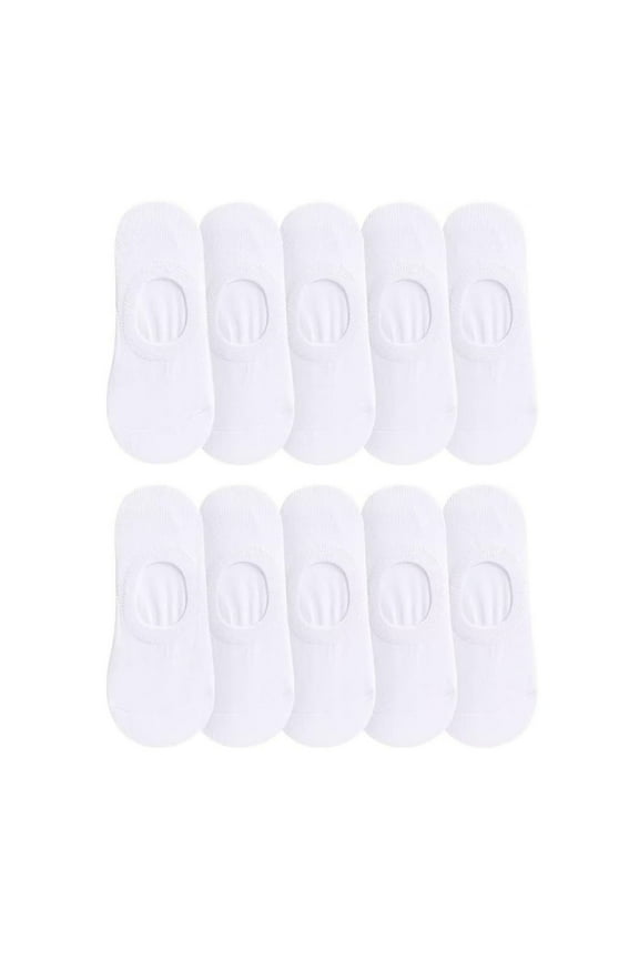 No Show Socks Womens Socks for Women Ankle Length Mens Socks Womens Diabetes Socks (White,One Size)