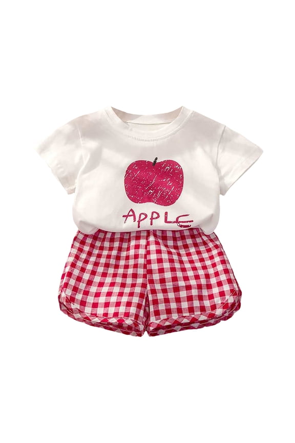 Outfits Sets for Girl Girls Outdoor Set, Top & Bottom, Pants Or Shorts, Durable Stretch and Comfortable,Size 3-4 Years