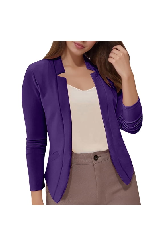 Womens Puffy Vests Outerwear Open Front Coat for Women Fall Jackets Women Flight Jacket Women Hiking Outerwear Jackets Women Casual Womens Jacket Fashion Jacket Women Fashion Big(Purple,3XL)