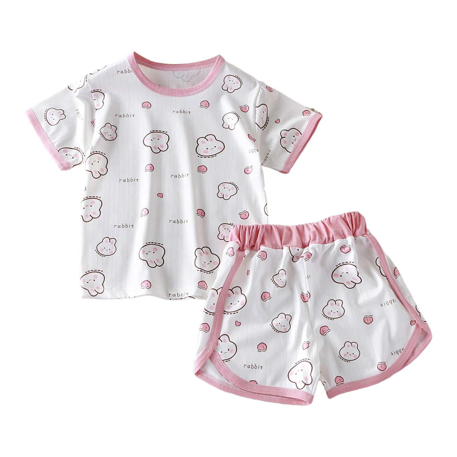Kids Axolotl Pajama Set - 2 Piece Long Sleeve Cotton PJS For Boys Girls 3-8 Years