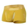 thumbnail image 1 of PEASKJP Panties for Men Men's Sport X-Temp Ultra Lightweight Long Leg Boxer Brief (Yellow,XL), 1 of 2