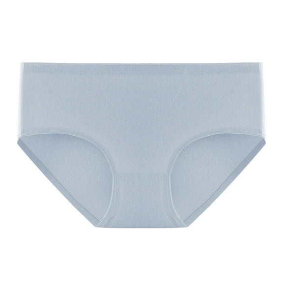 PEASKJP Panties for Women Women's Cotton Panties Pack, Comfortsort Underwear,Light Blue M