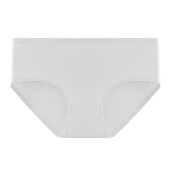 PEASKJP Panties for Women Women's Cotton Panties Pack, Comfortsort Underwear,White XL