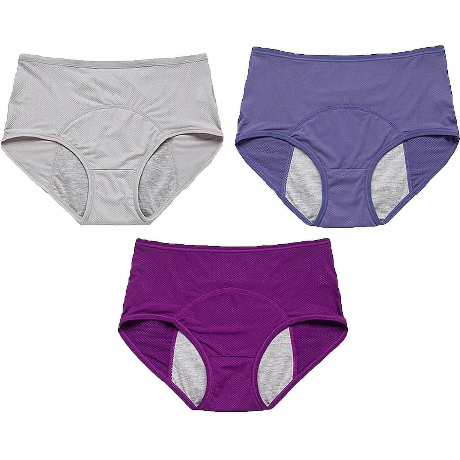PEASKJP Panties for Women Women's Plus Size Underwear, Designed to Fit ...