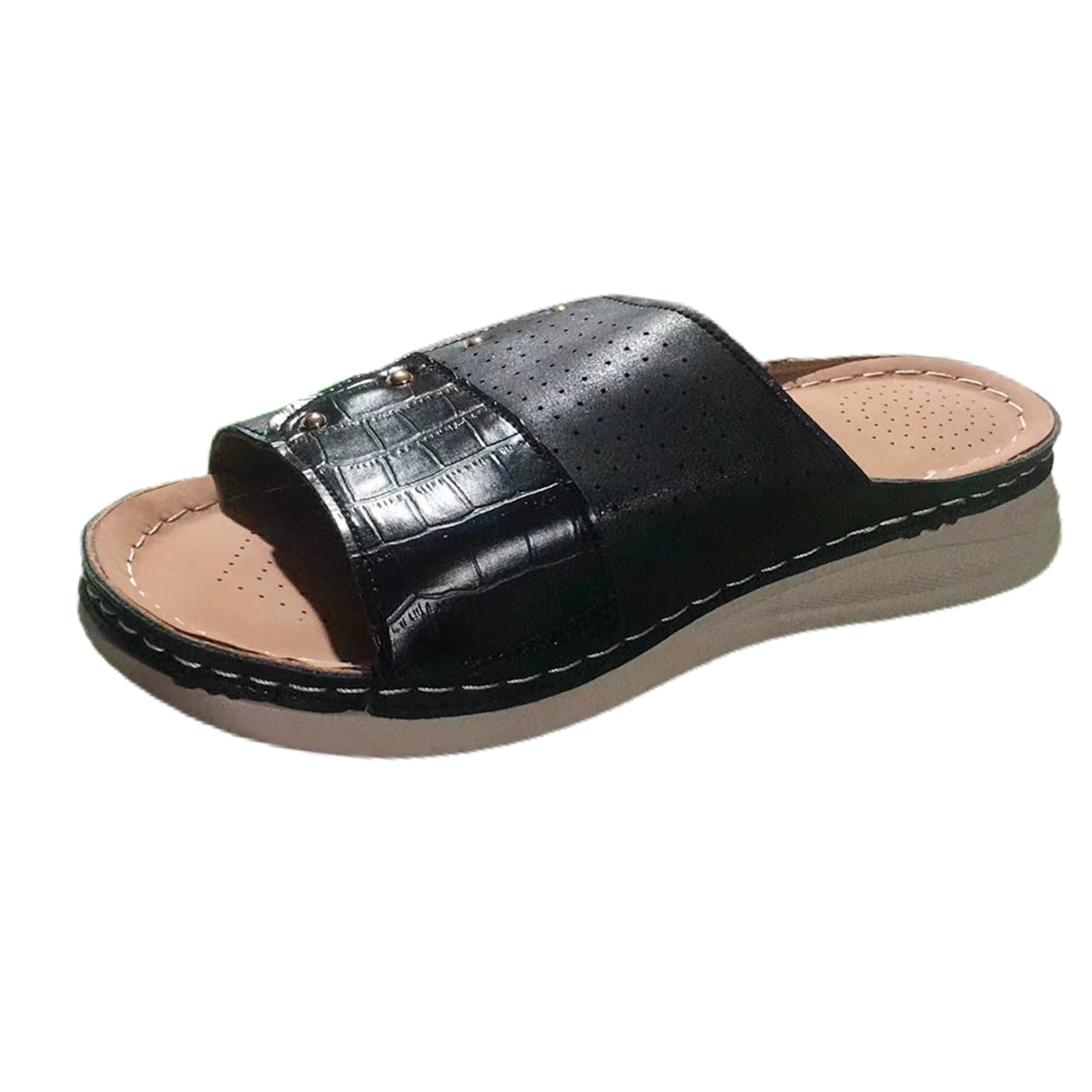 Trendy Platform  Peep Toe Wedge Sandals