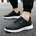 thumbnail image 1 of PEASKJP Platform Shoes Men Summer Outdoor Hiking Breathable Non Slip Training Sneaker Training Sneakers White 10.5, 1 of 5