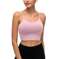 thumbnail image 1 of PEASKJP Plus Size Sports Bra Gym Clothes for Women Women Bras, Pink M, 1 of 5