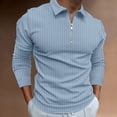 thumbnail image 1 of PEASKJP Polo Shirts for Men Big and Tall Mens Polo Shirts Long Sleeve Polo Shirts for Men Golf Shirts Casual Clothes (Blue,XXL), 1 of 5