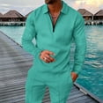 thumbnail image 1 of PEASKJP Polo T Shirts for Men Polos for Men Men's Polo Shirts Long Sleeve Golf Shirt Casual T Shirts (A,XXL), 1 of 4