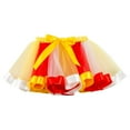 thumbnail image 1 of PEASKJP Rainbow Skirt for Girls Tutu for Girls Layered Tulle Tutu Skirts Party Supplies,Yellow 12-15 Yesrs, 1 of 2