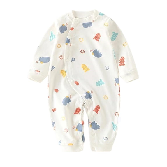 PEASKJP Romper Baby Newborn Baby Boy Girl Clothes Outfits Gender Neutral One Piece Romper Blue,12-18 Months