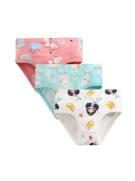Rubber Pants for Toddlers Baby Potty Training Pants Cotton Absorbent Training Underwear for Toddler Boy and Girls Pink,3-4 Years