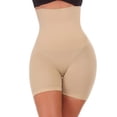 thumbnail image 1 of PEASKJP Shaper Bodysuit for Women Hi-Waist Tummy Control Body Shaper Shorts Body Trainer Beige S, 1 of 5