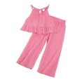 thumbnail image 1 of PEASKJP Short Sets Girl 2 Piece Outfit Girls T Shirt and Dolphin Active Shorts Outfit Set Toddler to Big Kid,Size 6-7 Years, 1 of 3