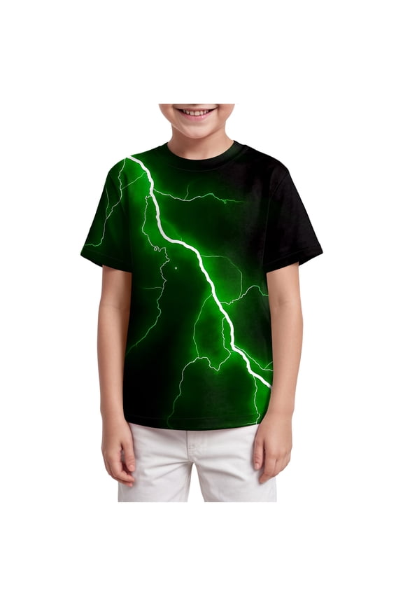 Short Sleeve Uniform Shirts for Toddler Boys T Shirts Sleeve Boy's Cotton Short Sleeve Crew Neck T Shirt,Size 3-4 Years