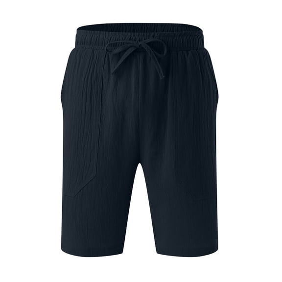 PEASKJP Shorts for Men Casual Men's Classic Cargo Stretch Short Casual Summer Shorts (Navy,3XL)