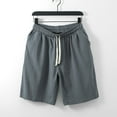 thumbnail image 1 of PEASKJP Shorts for Men Men's Casual Classic Short for Summer Shorts Workout (Grey,7XL), 1 of 2