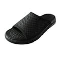 thumbnail image 1 of PEASKJP Slides Sandals for Men Non Slip Soft Thick Open Toe Shower Shoes Comfort Slide Sandals Black 40, 1 of 5